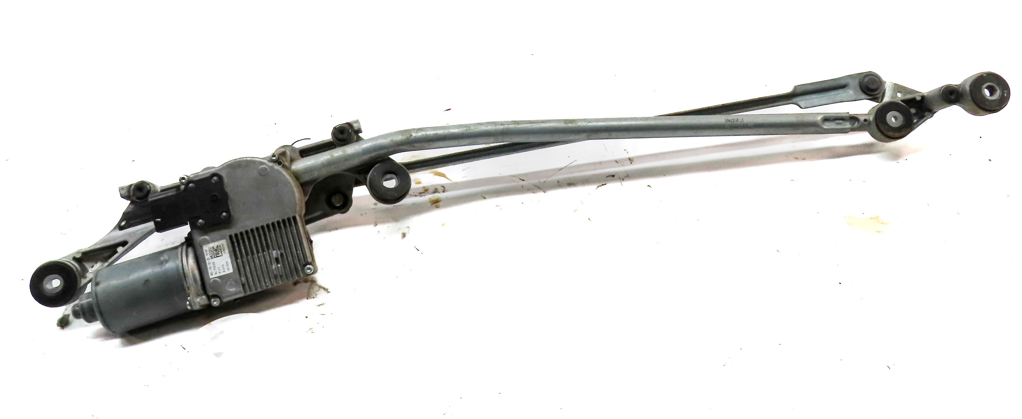 2007-2015 AUDI Q7 (4L) FRONT WINDSHIELD WIPER MOTOR w/ LINKAGE — exact item pictured